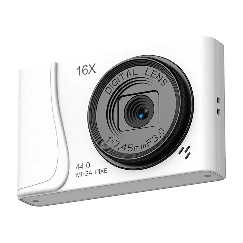 Matte Plastic Compact Camera 4K Digital — Black | KIMLUD