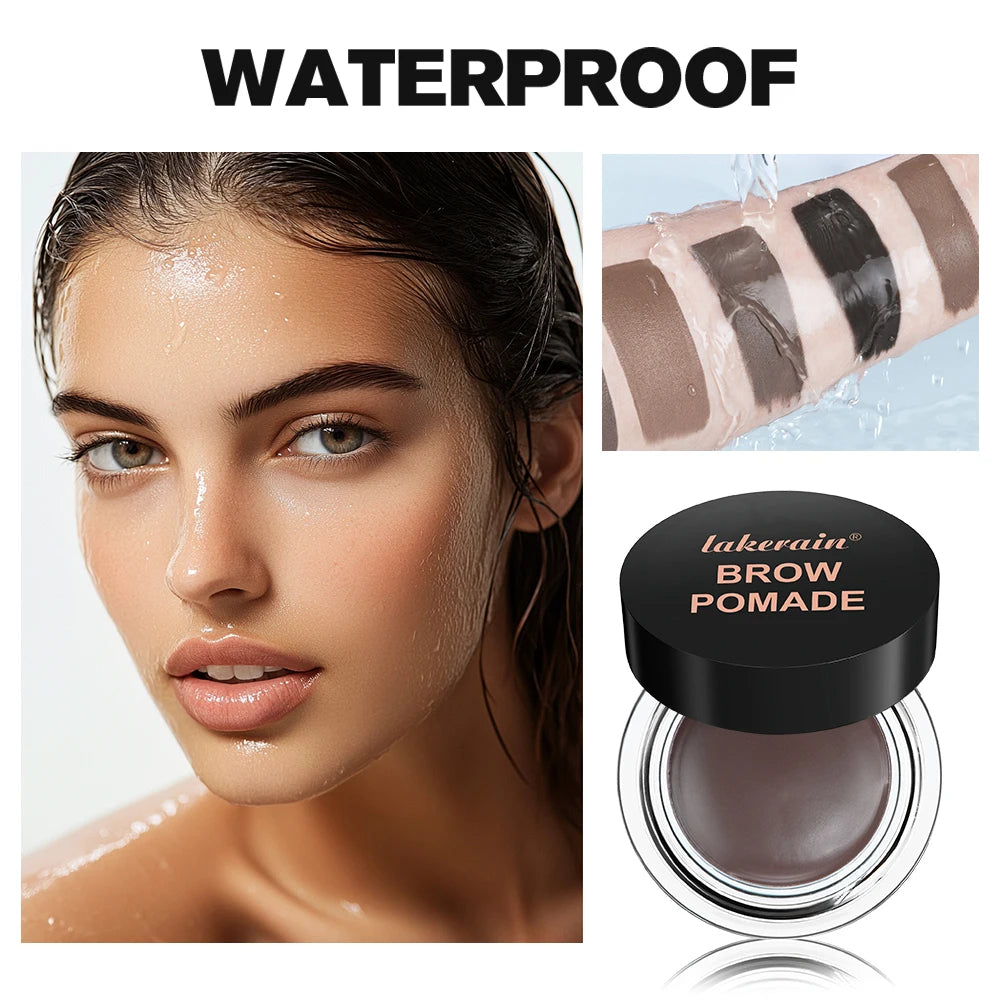 Gel Cream Eyebrow Cream Long-Lasting Waterproof — Medium Brown | KIMLUD