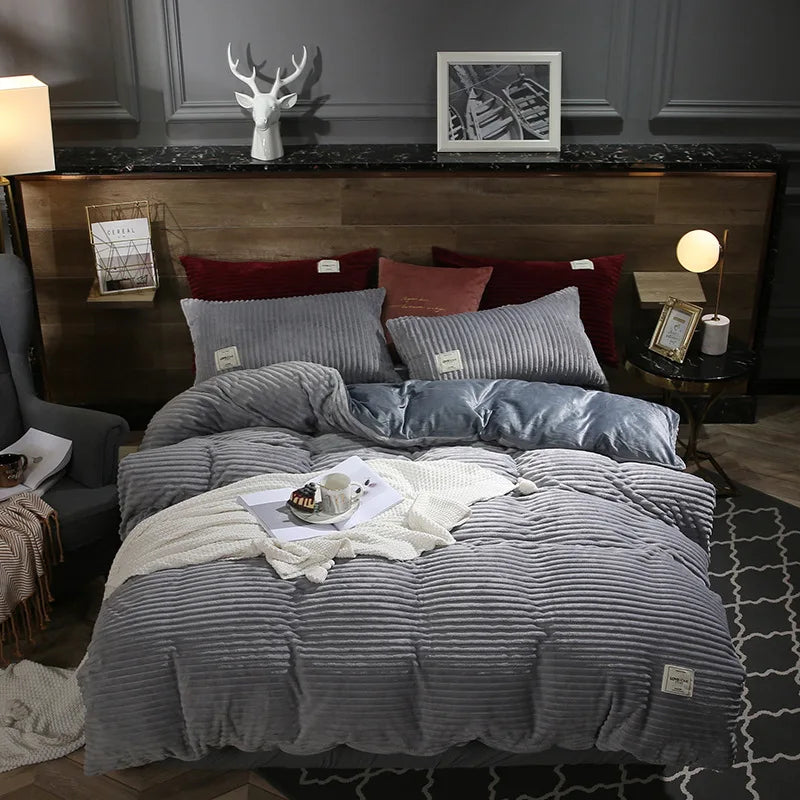 Duvet Cover – Winter Warmth – Velvet | KIMLUD