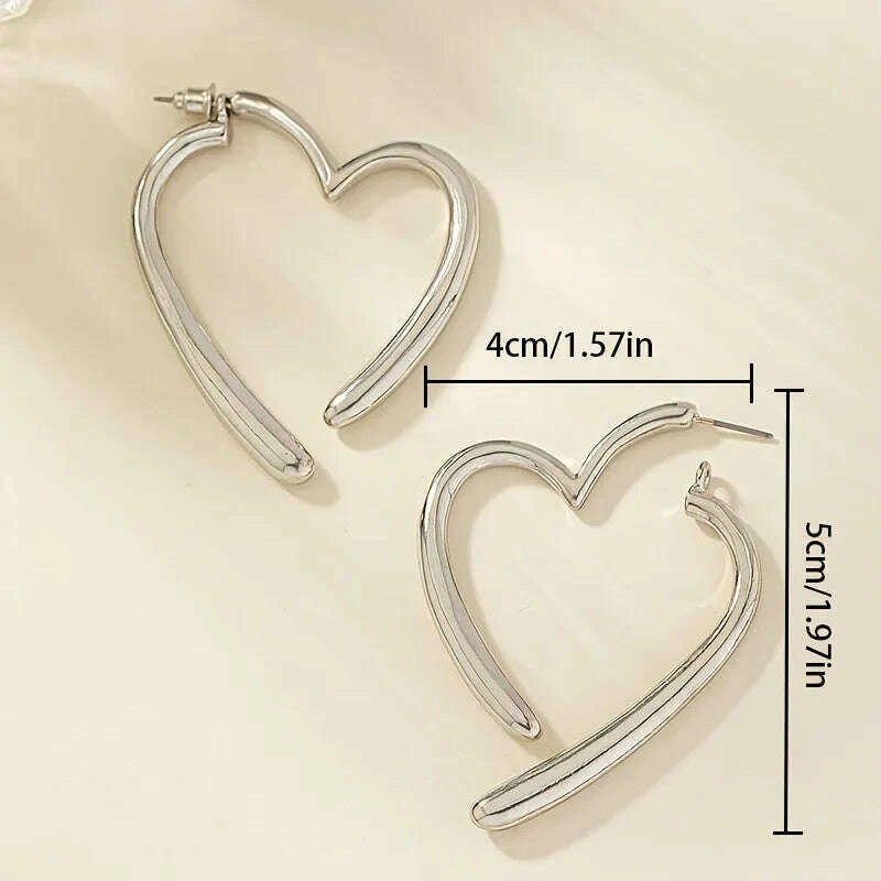 fashion-personality-love-earrings-for-women-niche-design-sense-girl-golden-earrings-simple-jewelry-gift-silvery-kimlud-kimlud-33912782