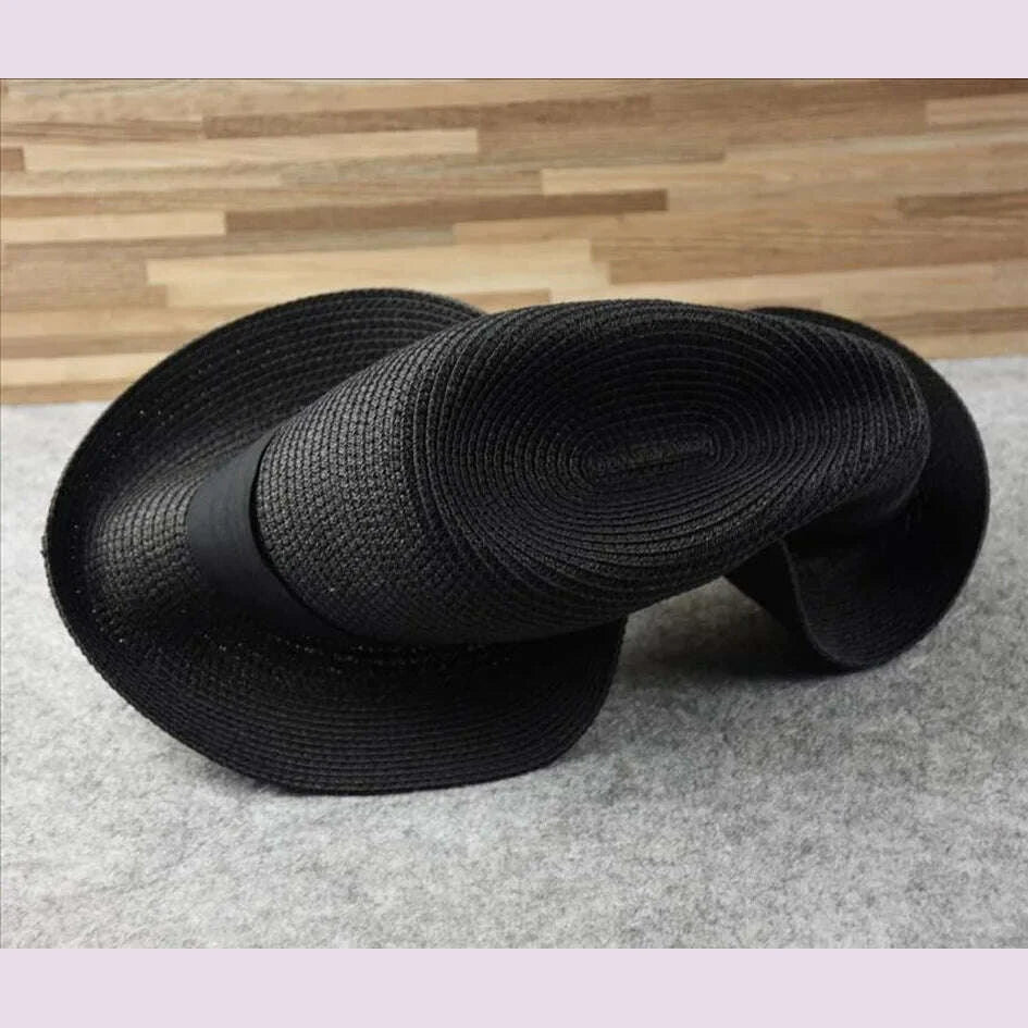 over-size-straw-paper-sun-hat-for-men-big-head-panama-hats-male-outdoor-fishing-beach-foldable-jazz-top-hat-sunscreen-hatskimlud-womens-fashion-34620834