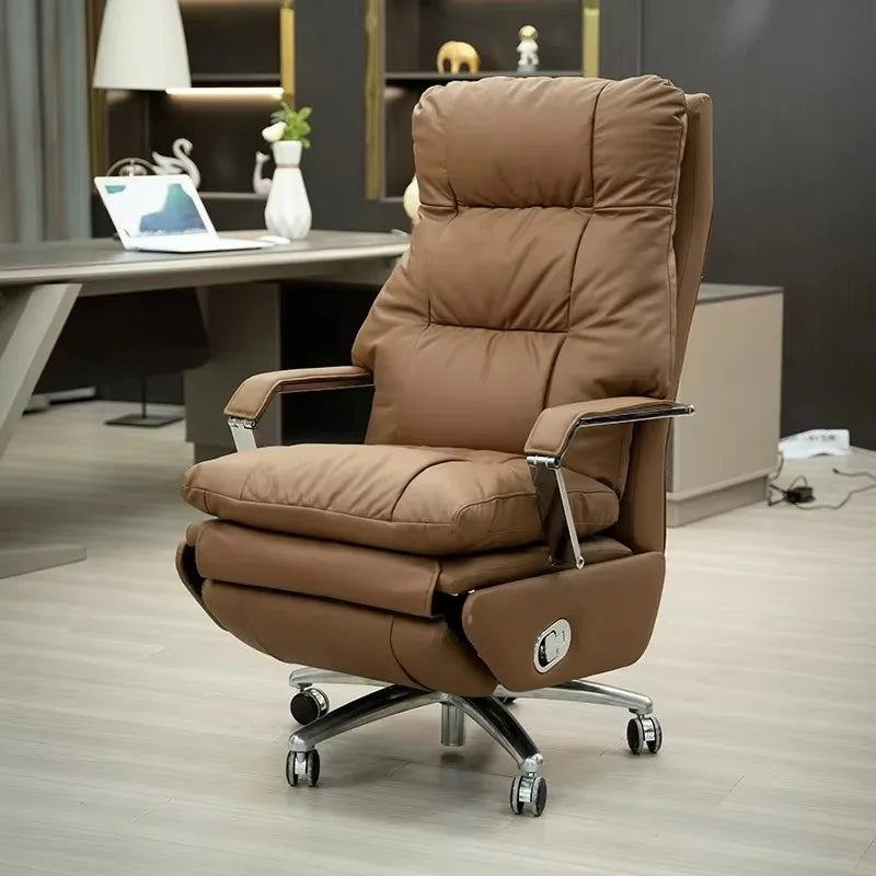 Nordic Ergonomic Office Chair Armrest — Orange | KIMLUD