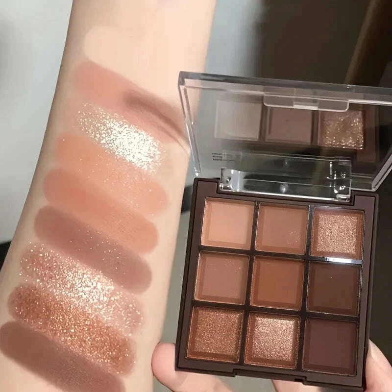 2024-mocha-chocolate-9-colors-eyeshadow-palette-matte-pearly-glitter-finish-makeup-chocolate-eye-shadow-palette-kimlud-kimlud-33919333