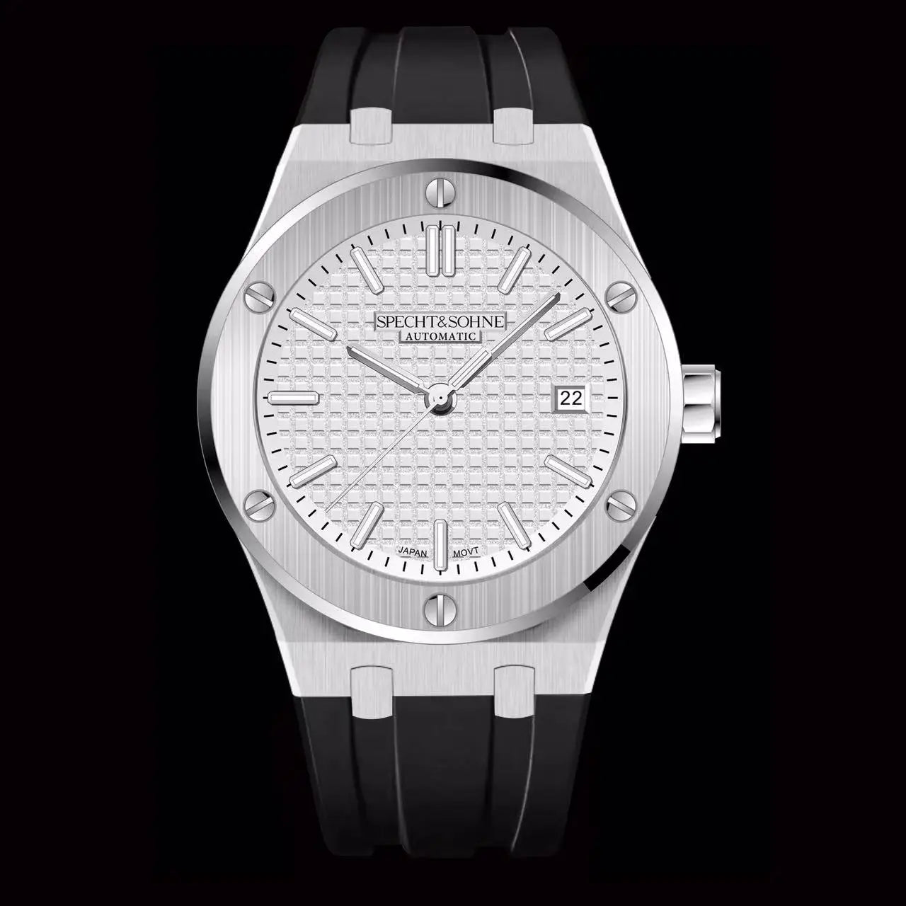Specht&Sohne New 40MM Mechanical Watch For Men Grey Color Sports Wristwatch Japan Miyota 8215 Automatic Watch 50M Waterproof
