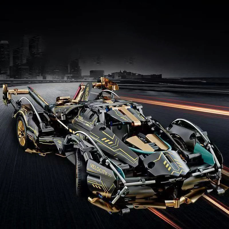 1690 Piece V12 Model Car Building Block Set - Upgraded Version, Durable Abs Material, Perfect Choice for Home Decoration and Gifts, Christmas/Halloween