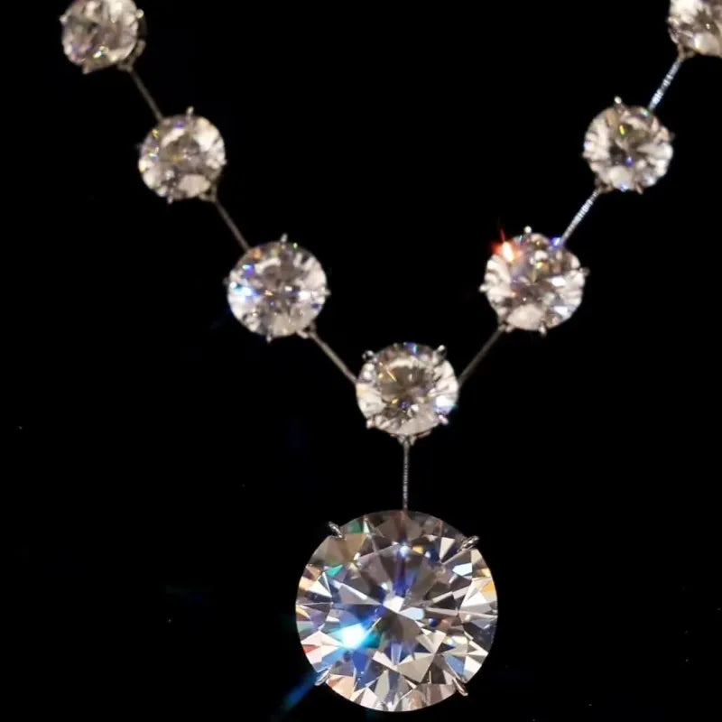 Necklaces - Zircon Stone - Sterling Silver 925 - Silver | KIMLUD