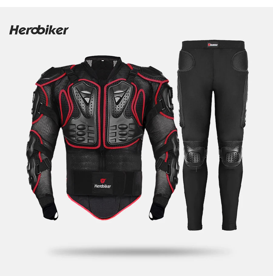 5XL Motorcycle Jackets Men's Full Body Armor Protection Jackets Motocross Enduro Racing Moto Protective Equipment Clothes