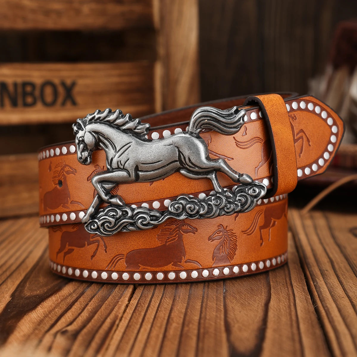Belt – Unisex PU – Western Denim Retro Style For Daily Casual | KIMLUD