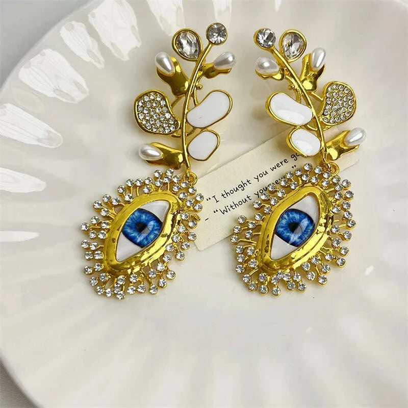 european-and-american-retro-court-style-leaf-earrings-niche-design-demons-eye-light-luxury-temperament-long-earrings-kimlud-kimlud-33913695