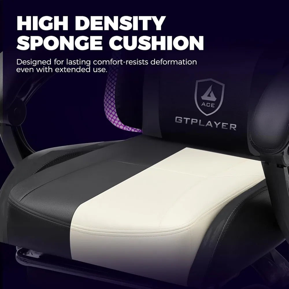 KIMLUD, gtplayer rgb gaming chair with footrest, computer gaming chair with led lights for adults, height adjustable pc gamer chair with, KIMLUD Womens Clothes