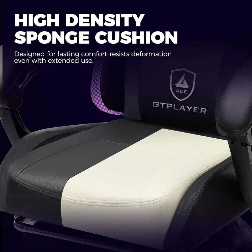 KIMLUD, gtplayer rgb gaming chair with footrest, computer gaming chair with led lights for adults, height adjustable pc gamer chair with, KIMLUD Womens Clothes