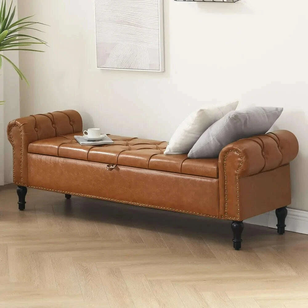 faux-leather-storage-bench-for-bed-room-67-inch-upholstered-tufted-ottoman-bench-with-arms-king-size-large-storage-space-end-ofkimlud-womens-fashion-34604387