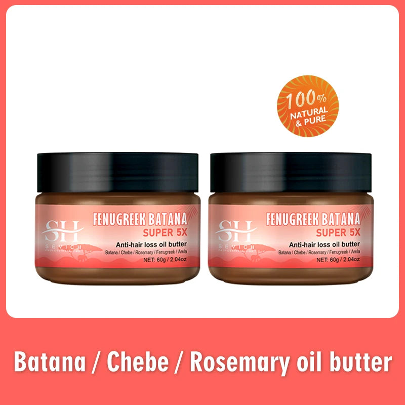 Batana Chebe Oil Set Hair Growth 5x — Blush | KIMLUD