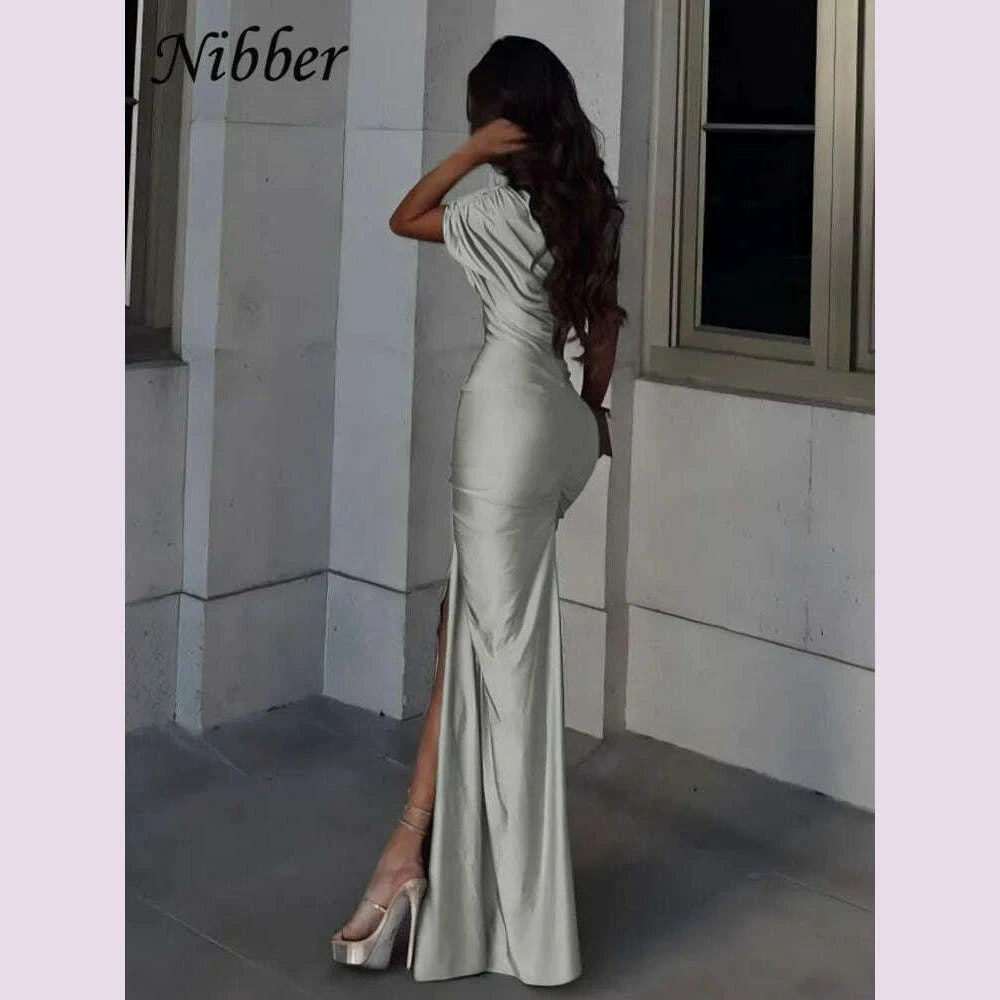 nibber-irregular-hollow-dress-women-ruched-diagonal-collar-shorts-sleeve-waistless-slits-street-trend-temperament-long-bodyconkimlud-womens-fashion-34623905