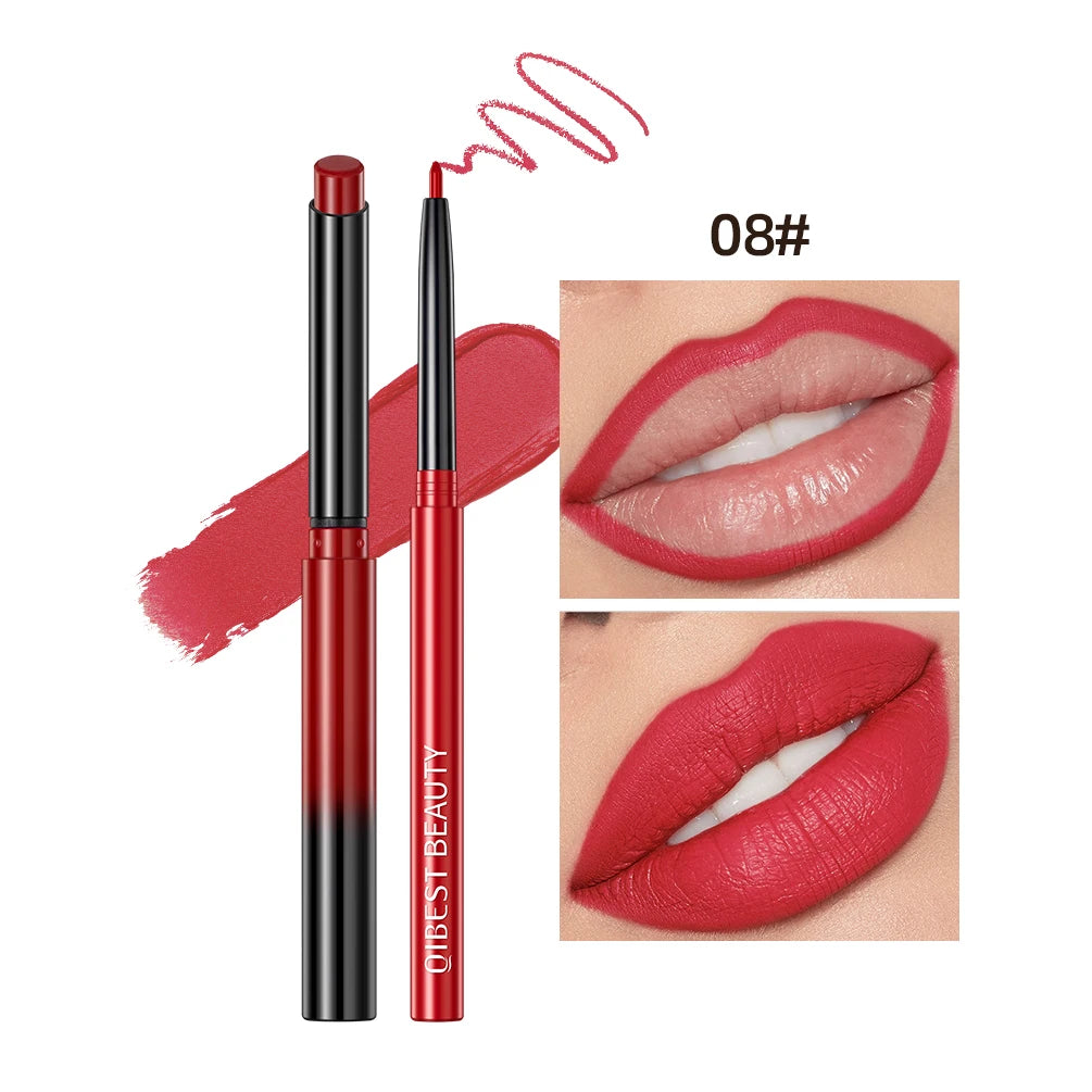 Matte Nude Lipstick Pen Set Lip Liner — Nude Pink | KIMLUD