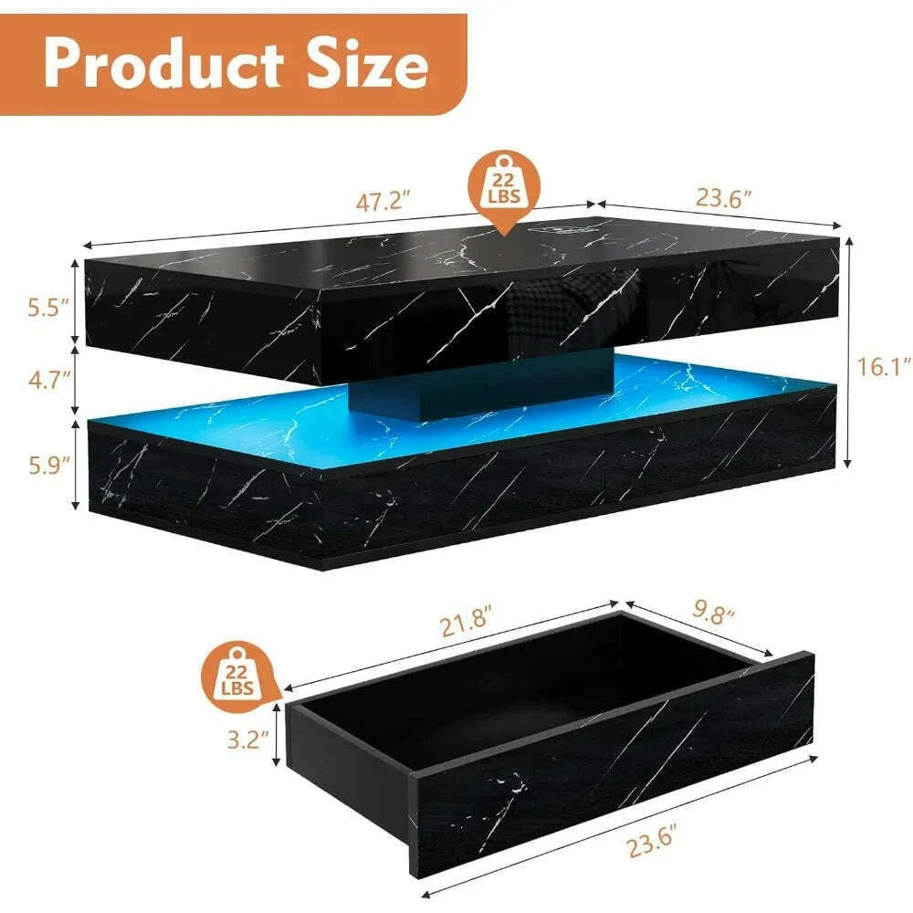 47-modern-led-coffee-table-with-2-drawers-high-glossy-double-layer-center-table-with-wireless-charging-and-built-in-bluetooth-kimlud-kimlud-33921027