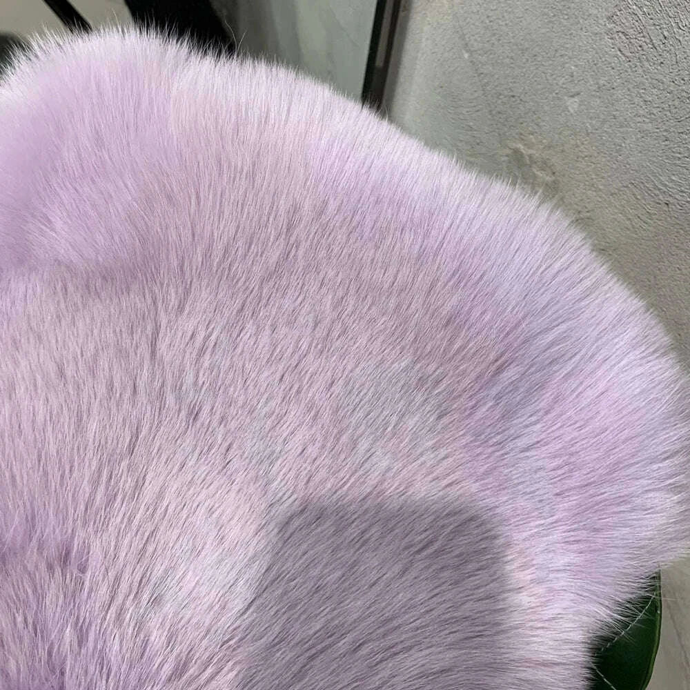 KIMLUD, #2024 New Fur Coats Women Real Fox Fur Coat Long Sleeve Luxury Natural Fox Cloth Turn Down Collar 2023052, KIMLUD Womens Clothes