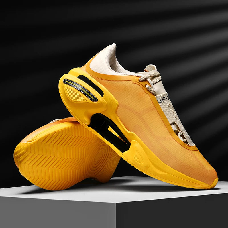 Men's Basketball Shoes Breathable Cushioning Non-Slip Wearable Runing Shoes Gym Training Athletic Basketball Sneakers for Women