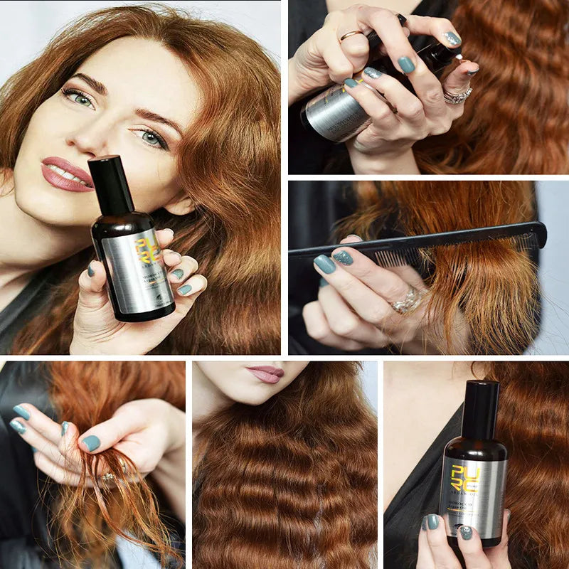 Argan Oil Smoothing Hair Treatment — Amber | KIMLUD
