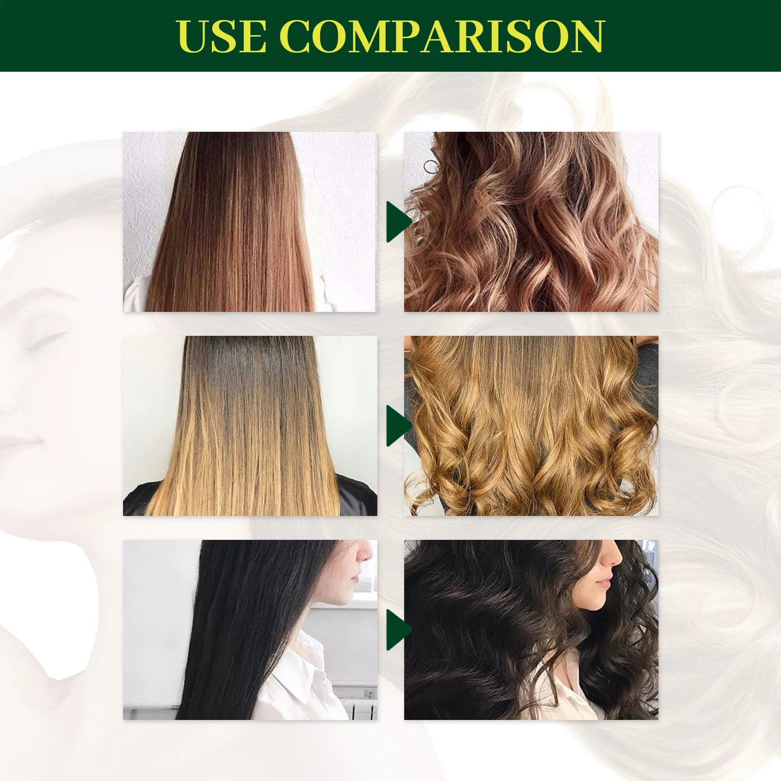 Olive Oil Hair Styling Mousse Frizz Control — Green | KIMLUD