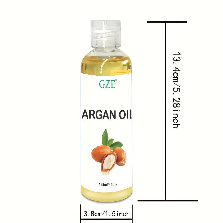 Pure Argan Oil Moisturizer For Dry, Damaged Skin, Hair, Face And Body — Golden Amber | KIMLUD