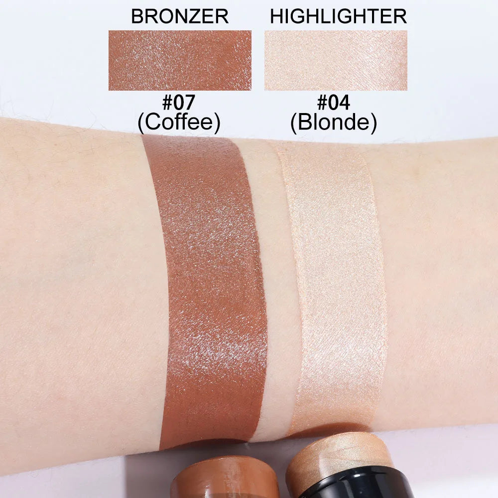 Highlighting&Bronzer Stick Face Brightening Blusher Rouge Concealer Pen Long Lasting Corrector Nose Shadow Contouring Cosmetics