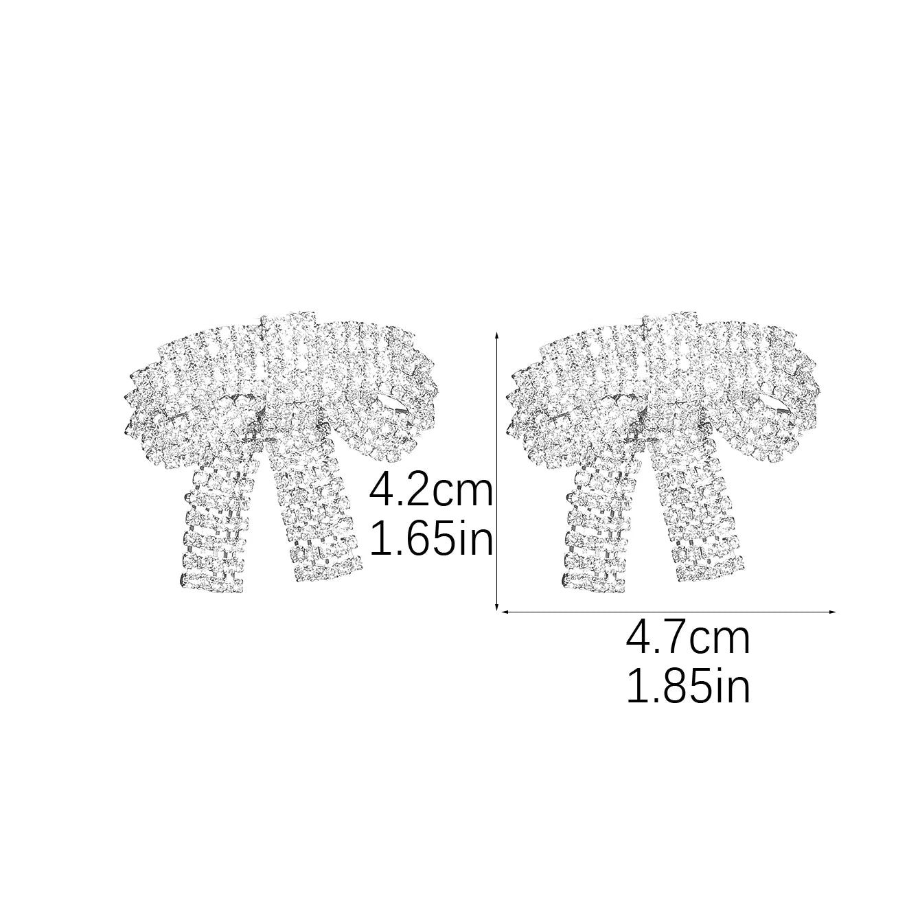 Silver Rhinestones Earrings for Women Sparkly Long Linear Dangle Earrings Dangle Tassels Statement Earrings Bridal Wedding