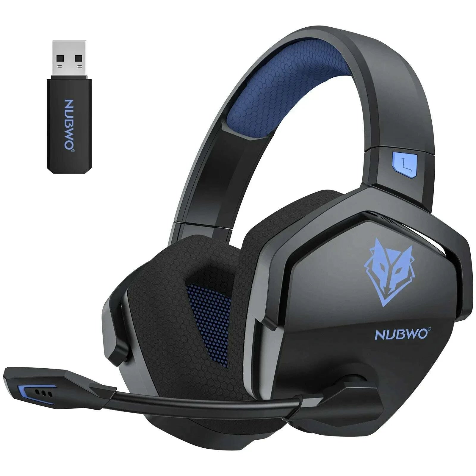 KIMLUD, NUBWO G06 Dual Wireless Gaming Headset with Microphone for PS5, PS4, PC, Mobile, Switch 2.4GHz Wireless Bluetooth Headphone, KIMLUD Womens Clothes