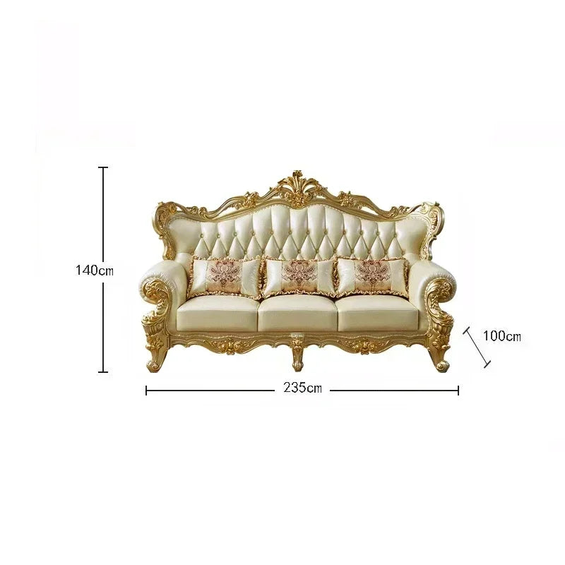 Nordic Modular Sofa With Reclining Seats — Golden | KIMLUD