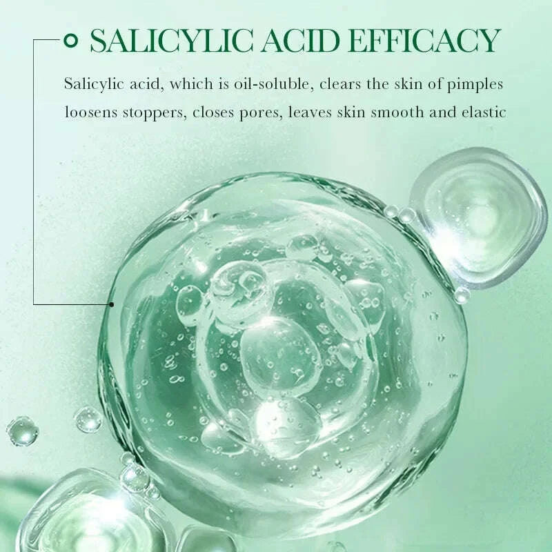 KIMLUD, BIOAQUA Salicylic Acid Acne Removing Essence Face Serum skincare Moisturizing Repairing Acne Treatment Facial Serum Skin Care, KIMLUD Womens Clothes
