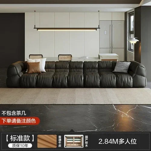 Puff Leather Sofa Bedrooms Comfortable Reclining Luxury Designer Lazy Sofa Modern Minimalist Sofy Do Salonu Home Furniture