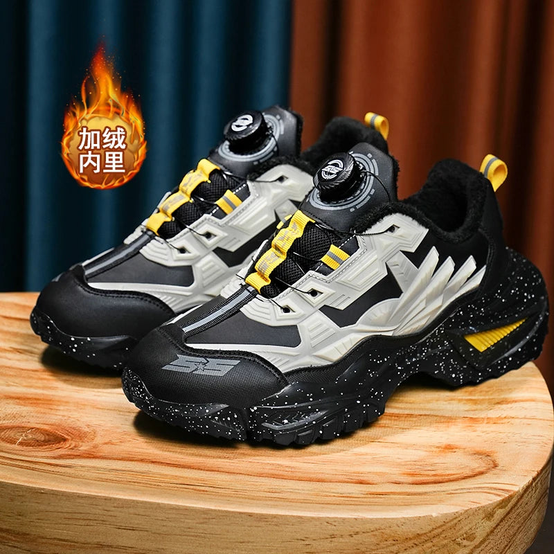 men boots 2025 New Winter Slippers Warm Men Shoes Waterproof Non-Slip Plush Sneakers Male tenis shoes Boots Men Sneakers Winter