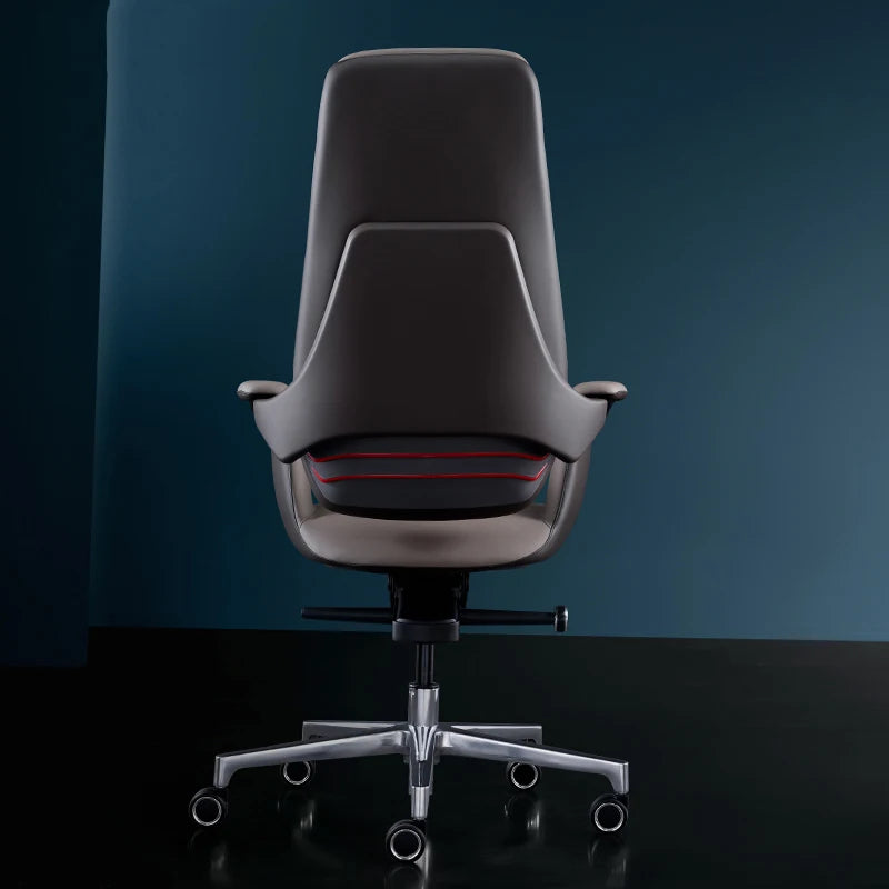 Wendy Italian Minimalist Chair Leather Boss Study Computer Office Comfortable Chair President Swivel Cowhide Chaisse Furniture