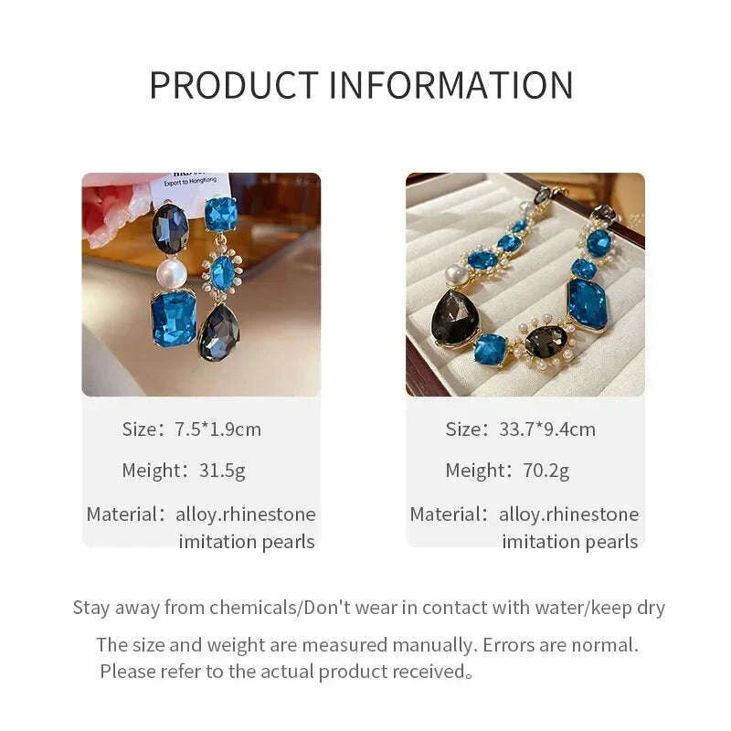 3-pcs-french-light-luxury-jewelry-set-for-women-water-drop-rhinestone-pearl-necklace-fashion-high-sense-accessories-sets-wedding-kimlud-kimlud-33913652