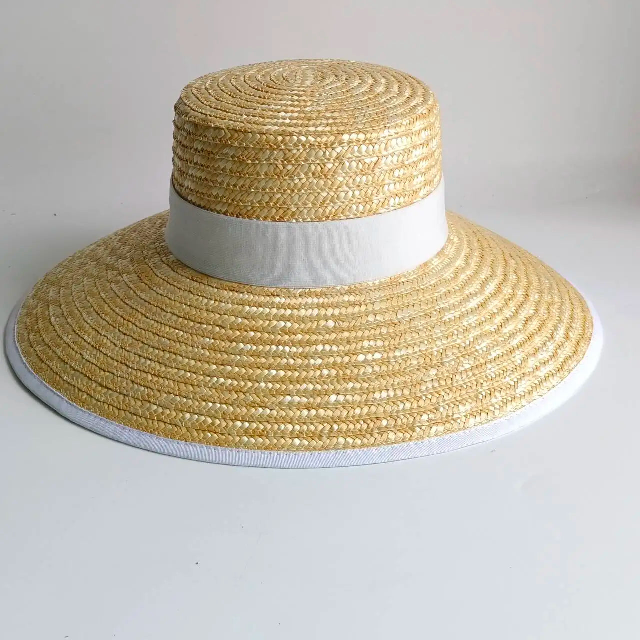 Straw summer hat Red French elegant ladies seaside travel sun hat Hepburn style wide brim hat summer hat