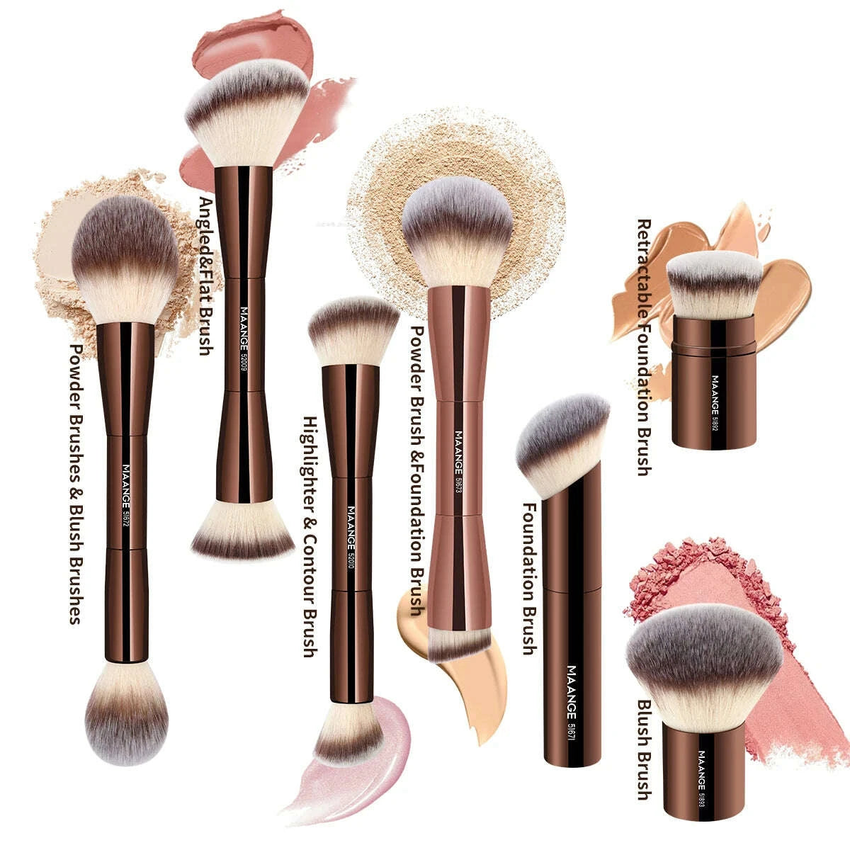 maange-makeup-brushes-double-head-foundation-powder-concealer-blusher-bronzer-makeup-brush-soft-fiber-hair-cosmetic-beauty-toolskimludkimlud-35564295