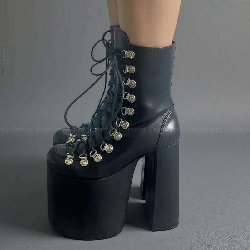 kimlud-women-sexy-ankle-boots-platform-shoes-chunky-heel-short-boots-round-toe-metal-buckle-decor-zipper-punk-style-dance-boots-kimlud-womens-clothes-35043890