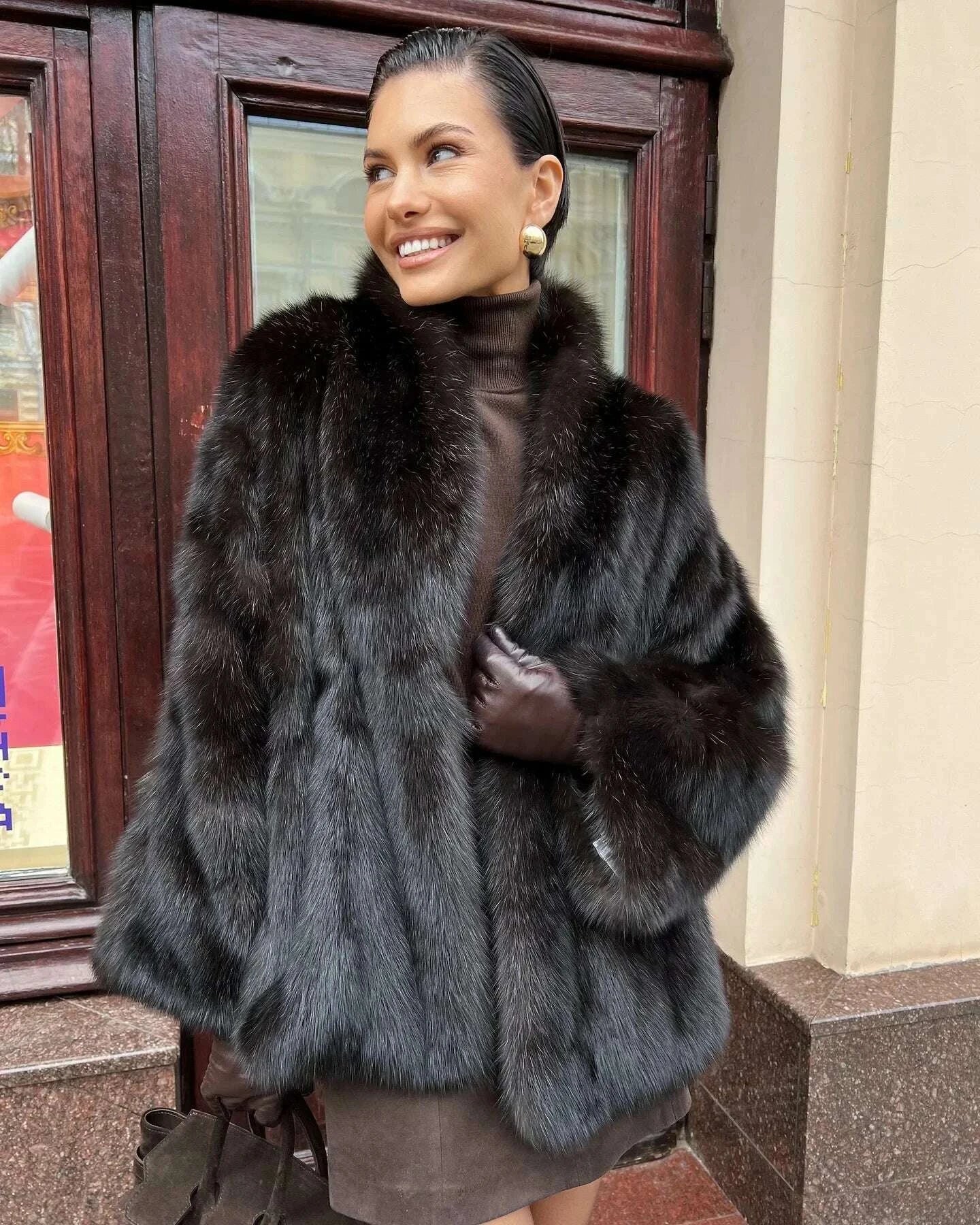 kimlud-women-thick-faux-fur-coat-lapel-hidden-button-loose- elegant lady-outerwear-2025-fashion-female-street-commute-overcoat-new-kimlud-womens-clothes-35043401