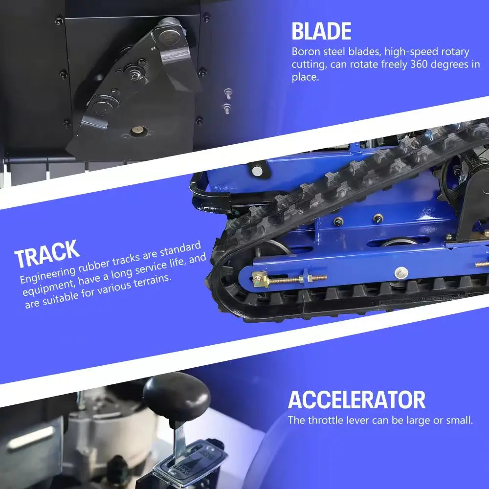 Remote-Controlled Lawn Mower With Snow Shovel – 550mm Cut | KIMLUD