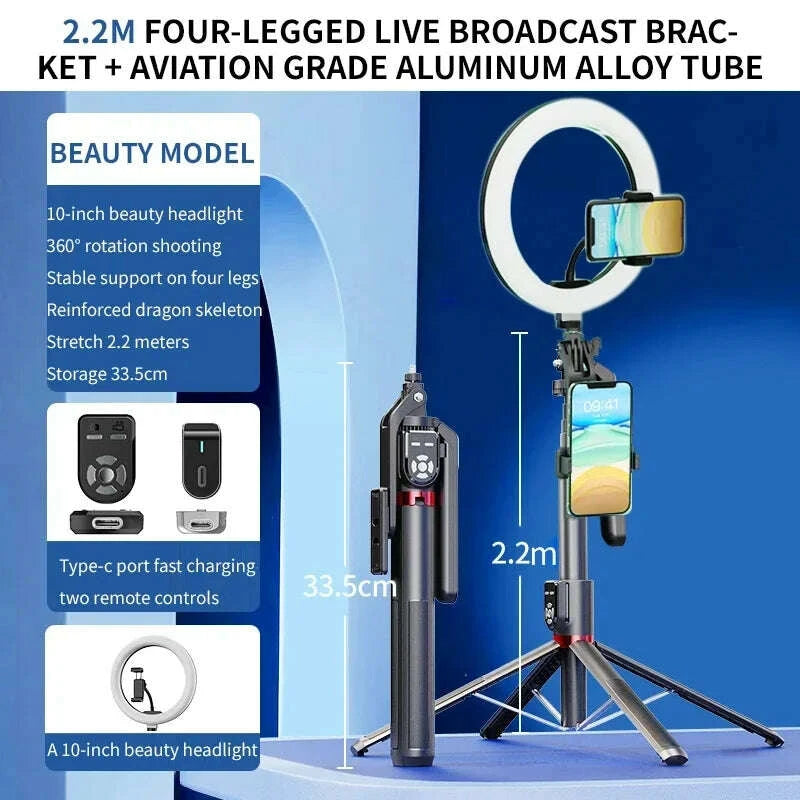 p325-dual-remote-selfie-stick-22m-extended-mobile-phone-quadpod-wireless-bluetooth-selfie-stick-handheld-stabilizer-bracketkimludkimlud-35567318