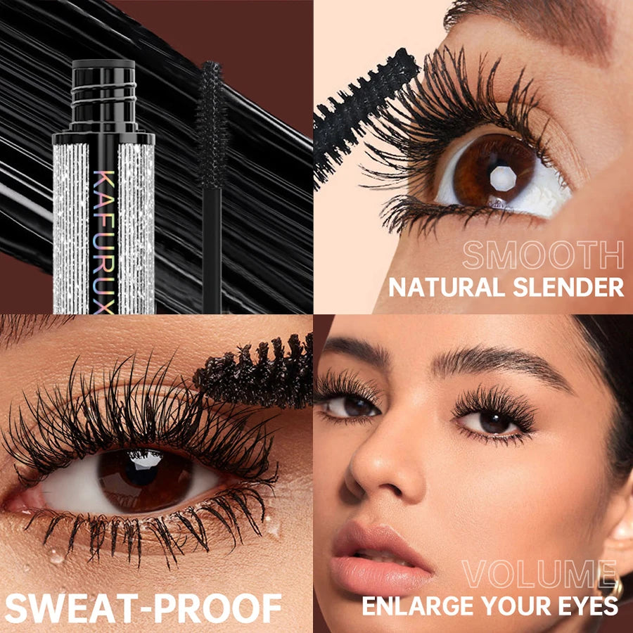 1PC 5D Black Lengthening Mascara Eyelashes Extension Eye Lashes Brush Beauty Korean Makeup Long-wearing Cosmetic Gift Waterproof