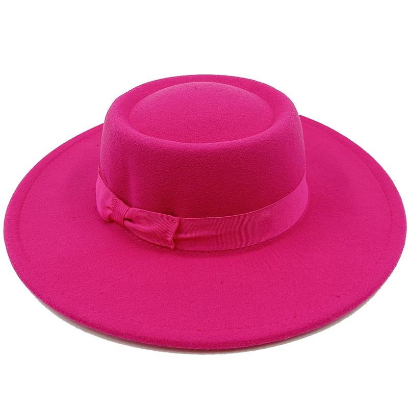 Sombrero Raised Top Fedora Hat 2023 New European and American Fedora Hat Jazz Hat Men's Round Top Hat New Wholesale Sombrero