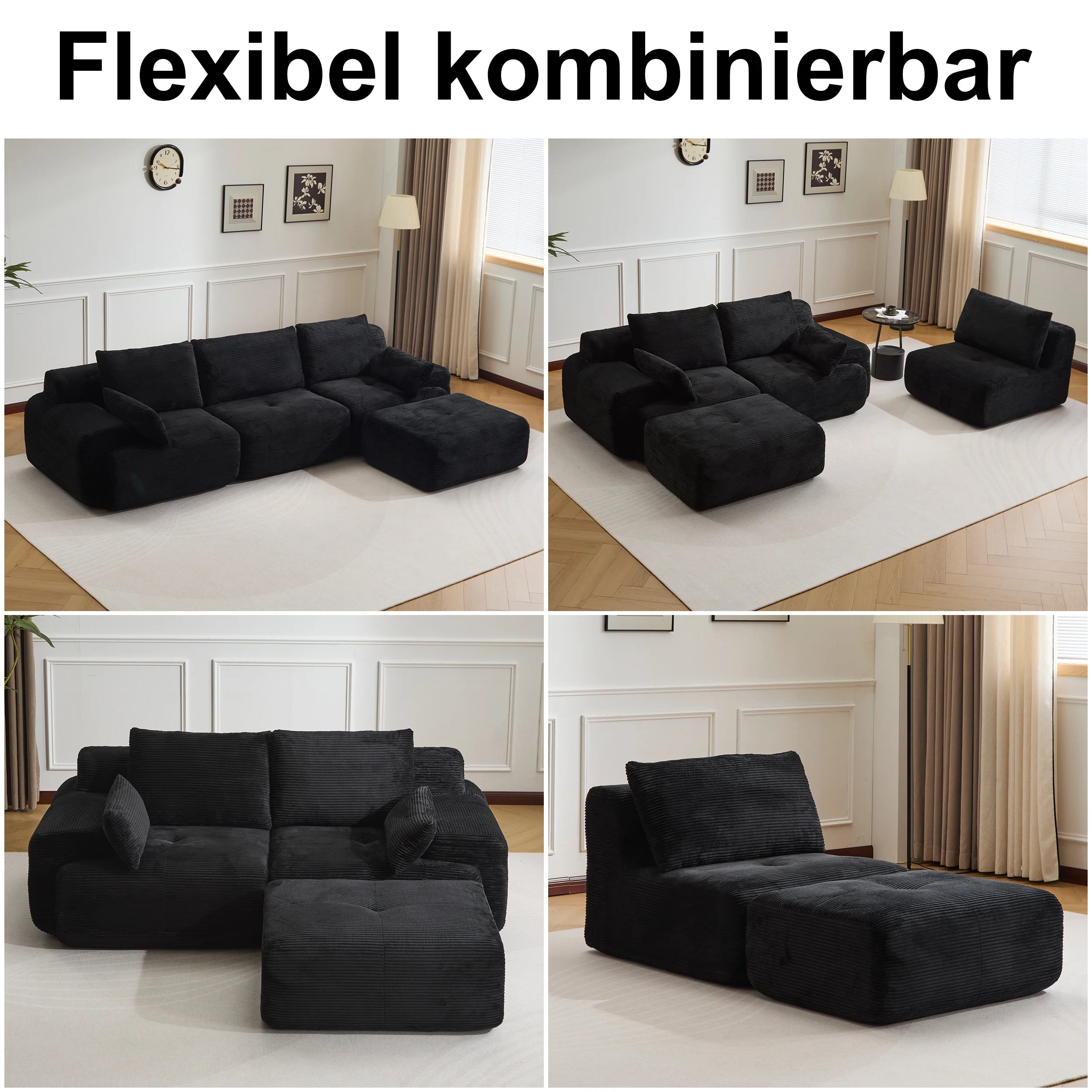 Corduroy Sofa Bed,Comfortable Small Single Sofa,Compression Sofa Seat,Foldable Lounger for Bedroom, Guest Room or Living Room