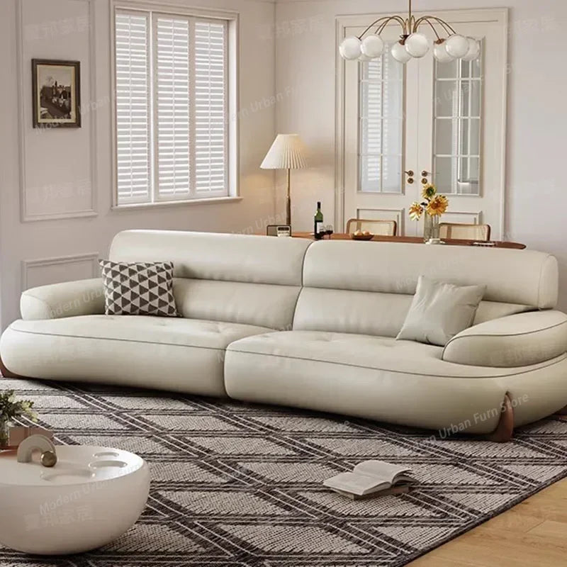 Velvet Lounge Sofa Large Modular Sectional With Soft Transitional Curves — Chocolate Brown | KIMLUD