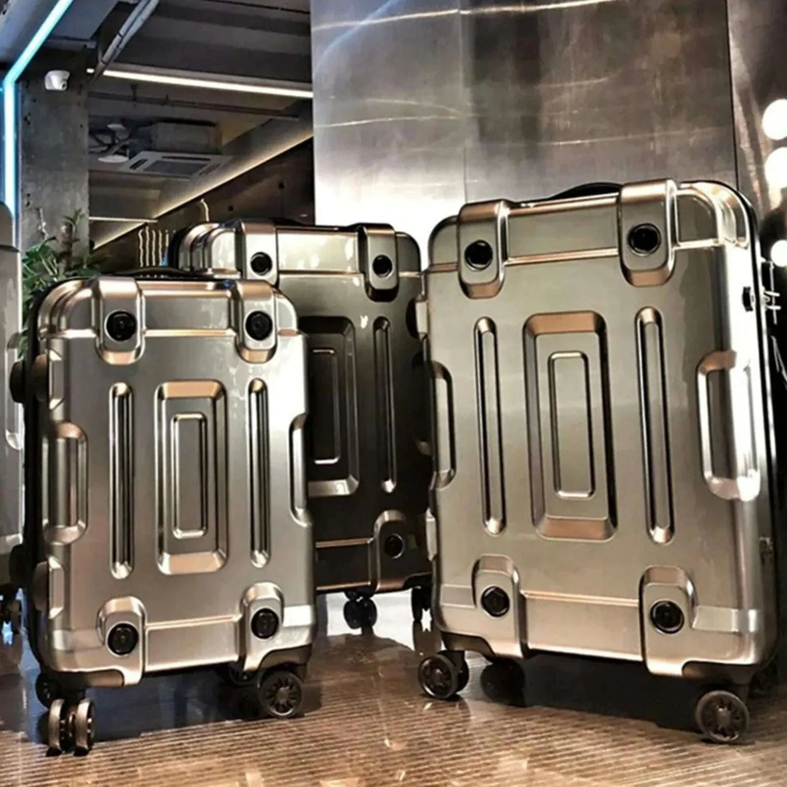 KIMLUD, 3D Aluminum Frame Trolley Case Travel Suitcase Luggage Password Storage Box Aviation Bag Rolling Silent 4 Wheels Baggage Handbag, KIMLUD Womens Clothes