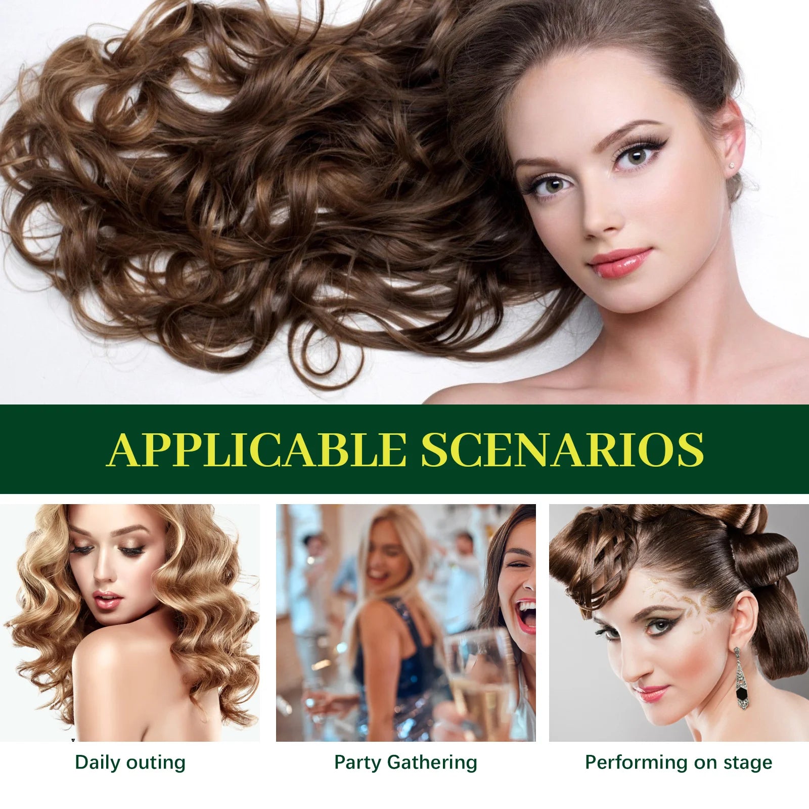 Olive Oil Hair Styling Mousse Frizz Control — Green | KIMLUD