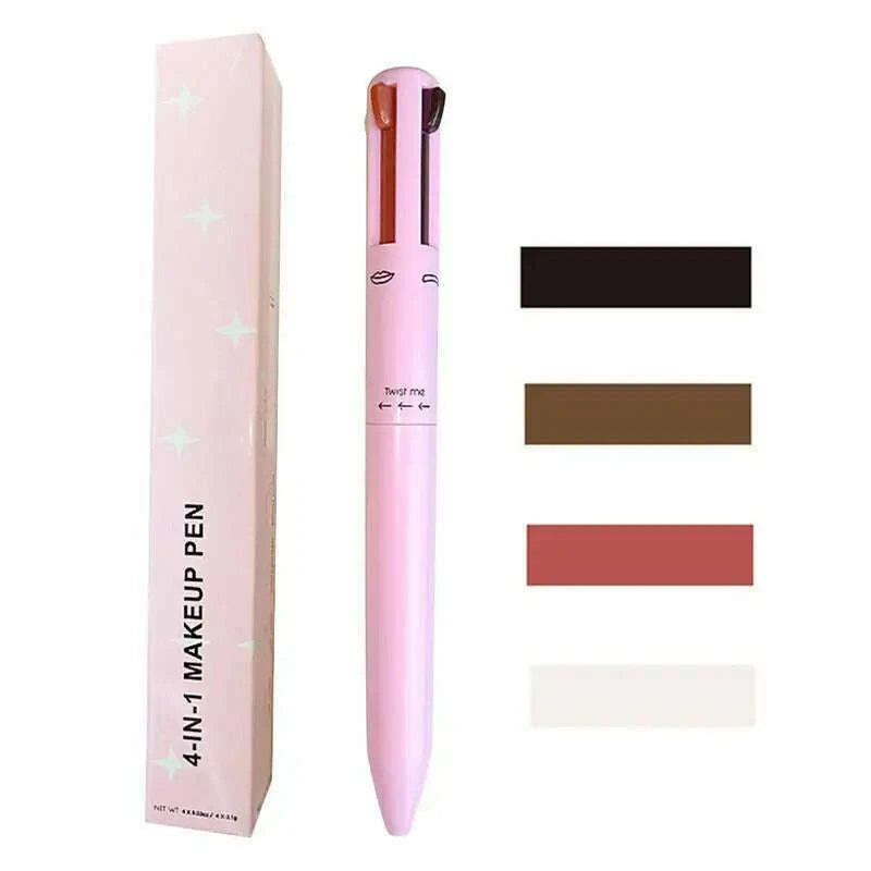 new-4-in-1-eyebrow-pencil-lip-liner-highlighter-pen-waterproof-lasting-easycolor-sweat-proof-eyeliner-makeup-pen-cosmetic-beauty-kimlud-kimlud-33913264