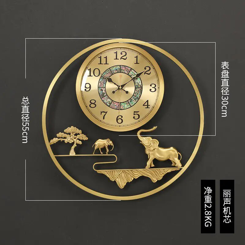 Big Size Living Room Wall Watch Design Aesthetic Luxury Digital Silent Clock Wall Creative Fashion Reloj De Pared Home Decor