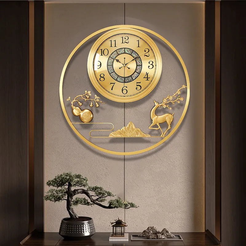 Big Size Living Room Wall Watch Design Aesthetic Luxury Digital Silent Clock Wall Creative Fashion Reloj De Pared Home Decor