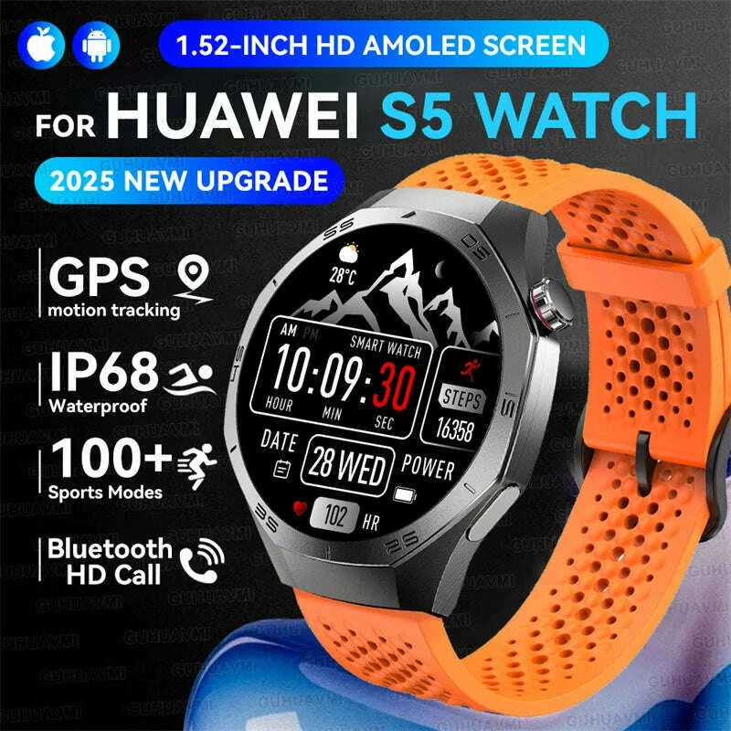 2025new-guhuavmi-gt5-pro-smart-watch-men-hd-amoled-screen-gps-motion-trajectory-heartrate-bluetooth-call-152-smartwatch-ip68kimlud-womens-fashion-34609103